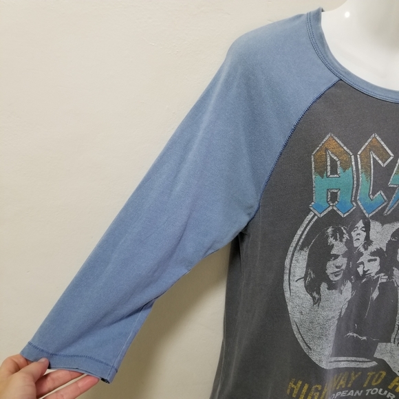 Junk Food AC/DC T-shirt Tee European Tour 1979 XS - Picture 5 of 12